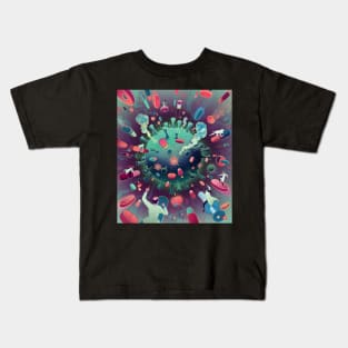 Virus Wars Kids T-Shirt